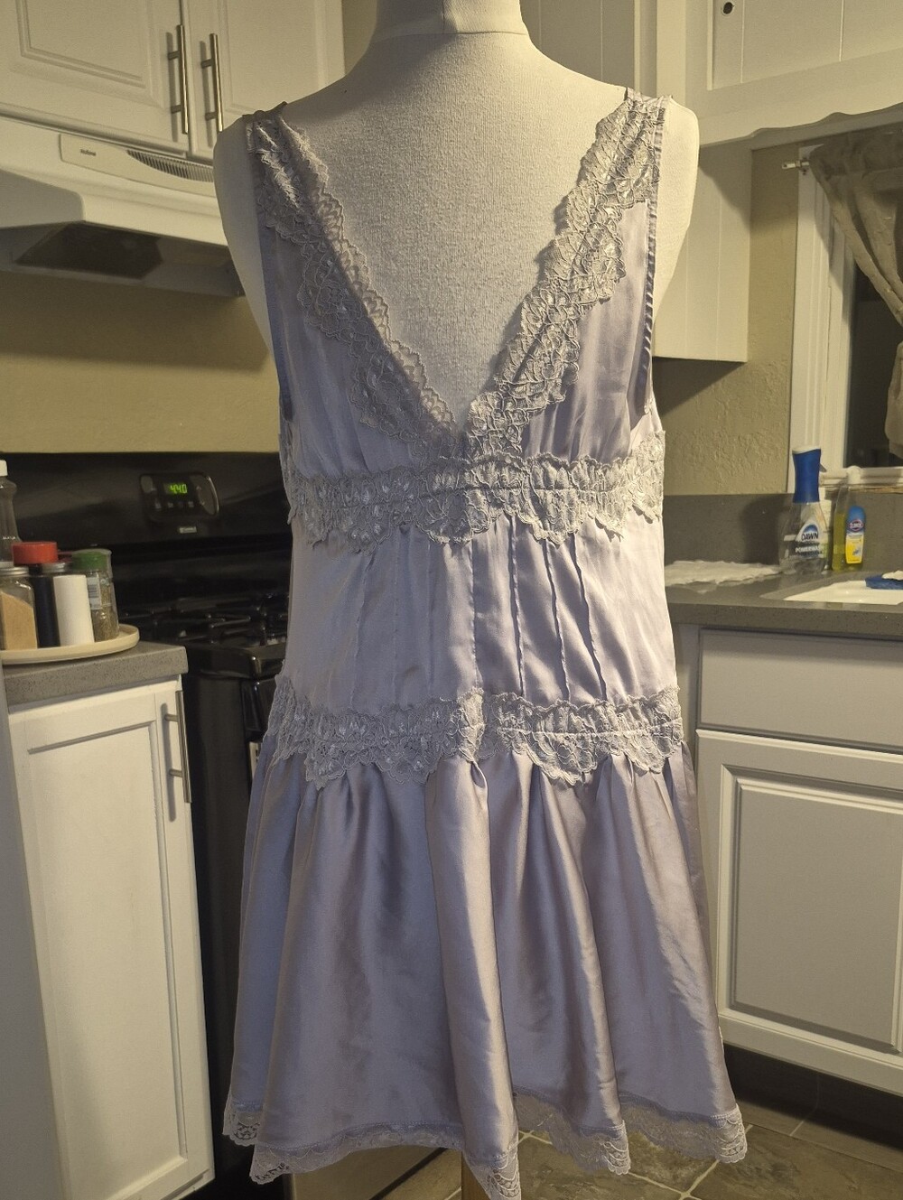 Free People*Lace Trim Lavender Slip Dress
